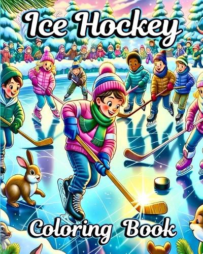 Ice Hockey Coloring Book