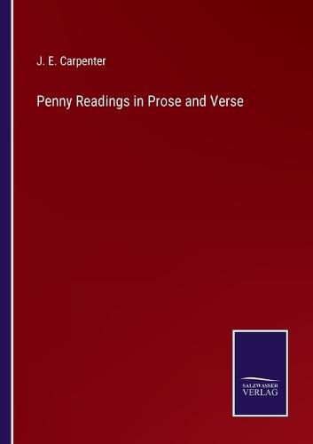 Cover image for Penny Readings in Prose and Verse