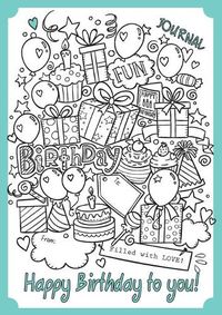 Cover image for Happy Birthday To You: A Birthday gift book, ready to personalize