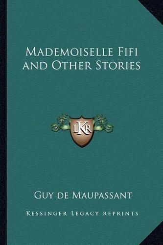 Cover image for Mademoiselle Fifi and Other Stories