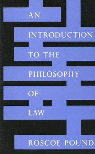 Cover image for An Introduction to the Philosophy of Law