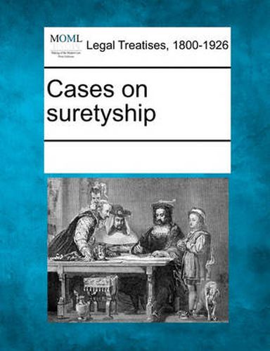 Cover image for Cases on suretyship