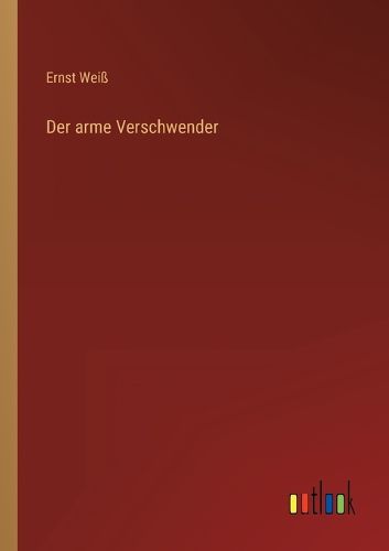 Cover image for Der arme Verschwender