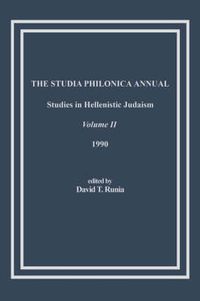 Cover image for The Studia Philonica Annual, II, 1990