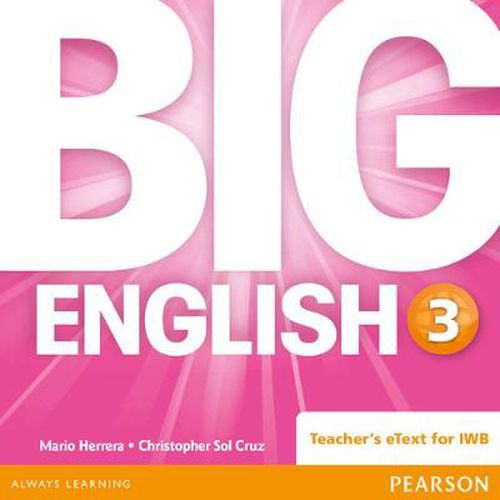 Cover image for Big English 3 Teacher's eText CD-Rom