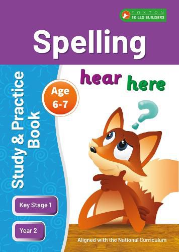 Cover image for KS1 Spelling Study & Practice Book for Ages 6-7 (Year 2) Perfect for learning at home or use in the classroom