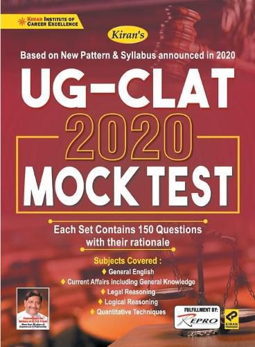 Cover image for Kiran UG CLAT 2020 MOCK TEST (English) (2978)