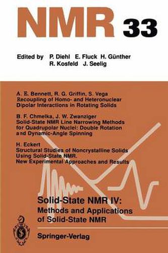 Cover image for Solid-State NMR IV Methods and Applications of Solid-State NMR: Methods and Applications of Solid-State NMR