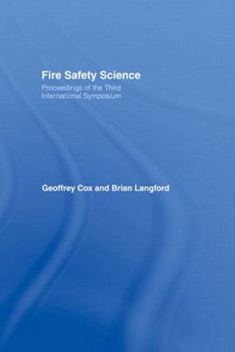 Cover image for Fire Safety Science - Proceedings of the Third International Symposium: International Association for Fire Safety Science