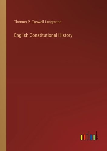 Cover image for English Constitutional History