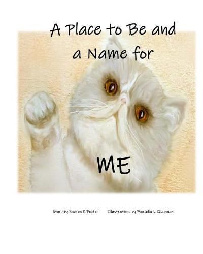 Cover image for A Place to Be and a Name for Me: A children's picture book story about one cat's journey and hope to find a forever home