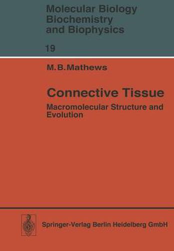 Cover image for Connective Tissue: Macromolecular Structure and Evolution