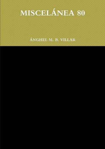 Cover image for Miscelanea 80
