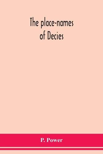 Cover image for The place-names of Decies