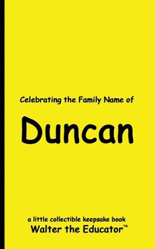 Cover image for Celebrating the Family Name of Duncan