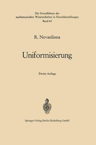 Cover image for Uniformisierung