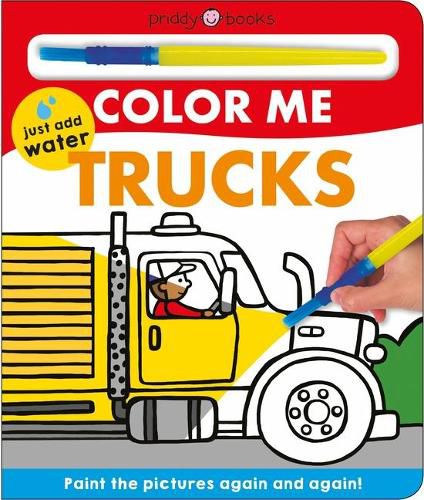 Cover image for Color Me: Trucks: Paint the Pictures Again and Again!