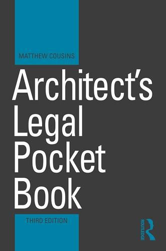 Cover image for Architect's Legal Pocket Book