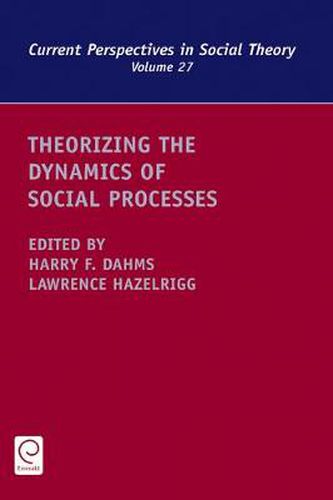 Cover image for Theorizing the Dynamics of Social Processes