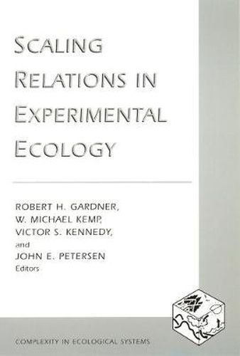 Scaling Relations in Experimental Ecology