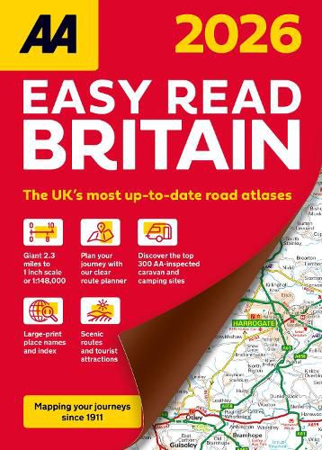 Cover image for AA Easy Read Atlas Britain 2026 2026
