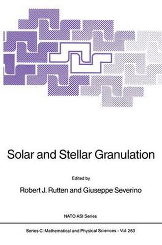 Cover image for Solar and Stellar Granulation