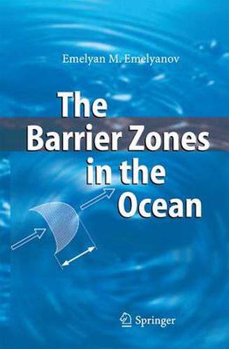 Cover image for The Barrier Zones in the Ocean