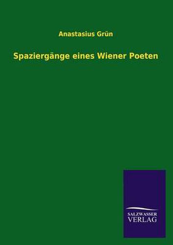 Cover image for Spaziergange Eines Wiener Poeten