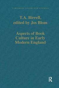 Cover image for Aspects of Book Culture in Early Modern England