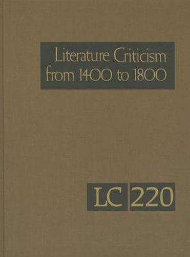 Cover image for Literature Criticism from 1400 to 1800