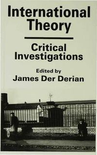 Cover image for International Theory: Critical Investigations
