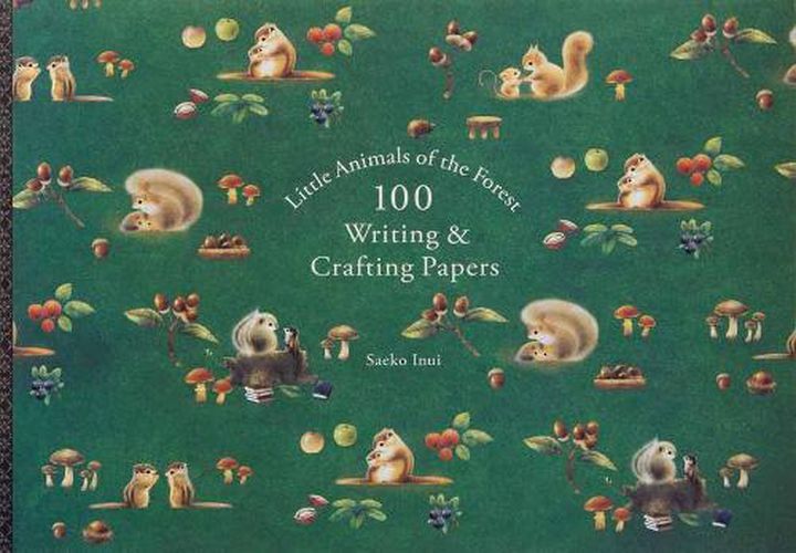 Cover image for Little Animals of the Forest 100 Writing & Crafting Papers