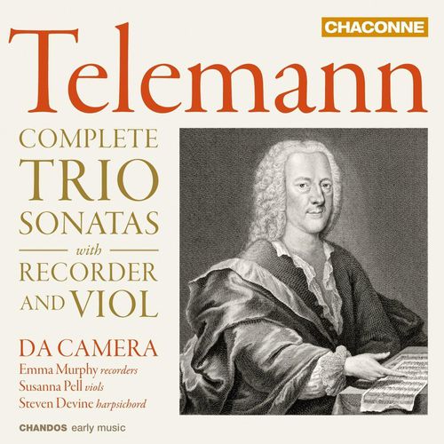 Cover image for Telemann: Complete Trio Sonatas with Recorder and Viol