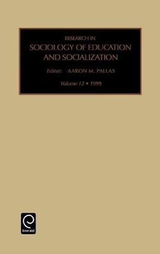 Cover image for Research in Sociology of Education and Socialization