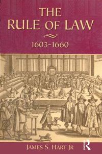 Cover image for The Rule of Law, 1603-1660:: Crowns, Courts and Judges
