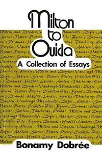 Cover image for Milton to Ouida