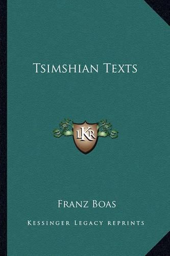 Tsimshian Texts