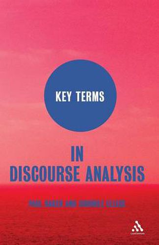 Cover image for Key Terms in Discourse Analysis