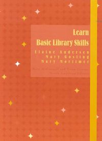 Cover image for Learn Basic Library Skills