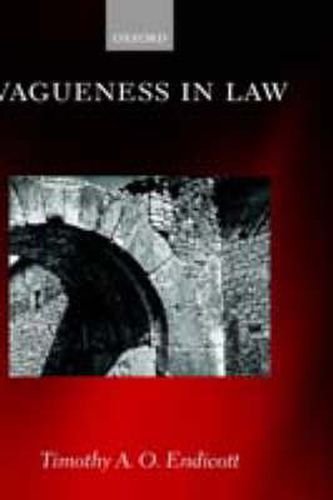 Cover image for Vagueness in Law