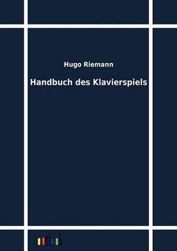 Cover image for Handbuch des Klavierspiels