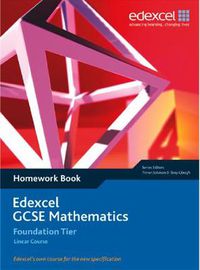 Cover image for Edexcel GCSE Maths: Linear Foundation Homework book