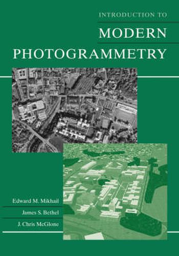 Cover image for Introduction to Modern Photogrammetry