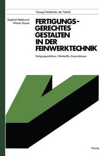 Cover image for Fertigungsgerechtes Gestalten in der Feinwerktechnik