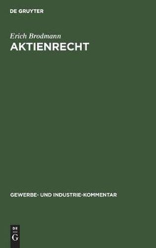 Cover image for Aktienrecht: Kommentar