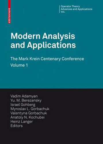 Cover image for Modern Analysis and Applications: The Mark Krein Centenary Conference
