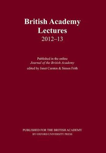 Cover image for British Academy Lectures 2012-13