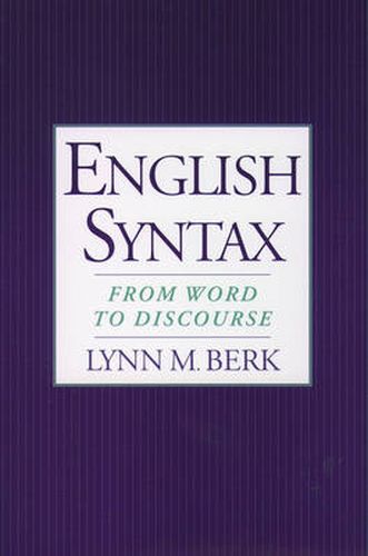 Cover image for English Syntax