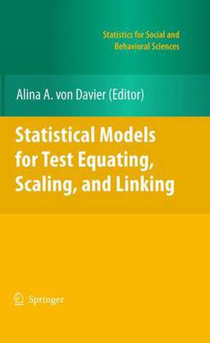 Cover image for Statistical Models for Test Equating, Scaling, and Linking