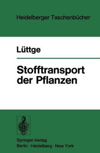 Cover image for Stofftransport der Pflanzen